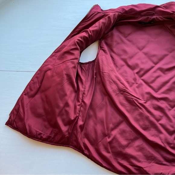 Maroon Quilted Vest - Picture 6 of 14